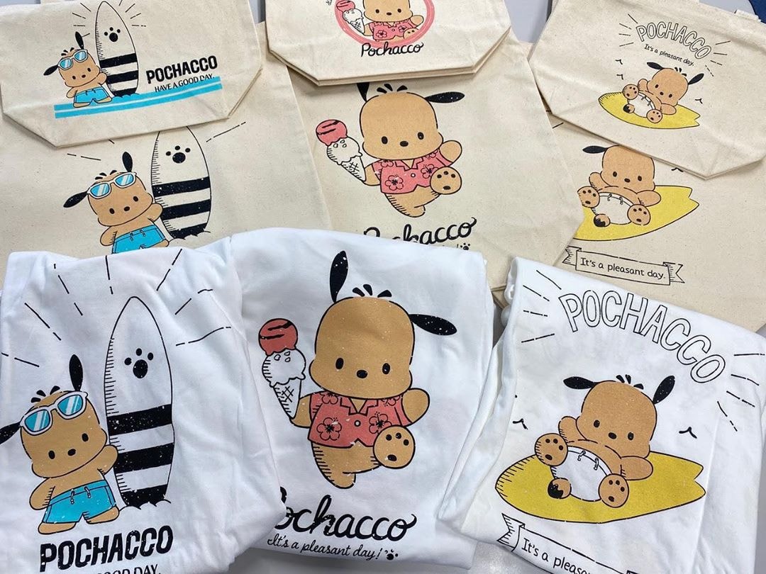 Pochacco themed cafe Sanrio Tokyo Japan 2020
