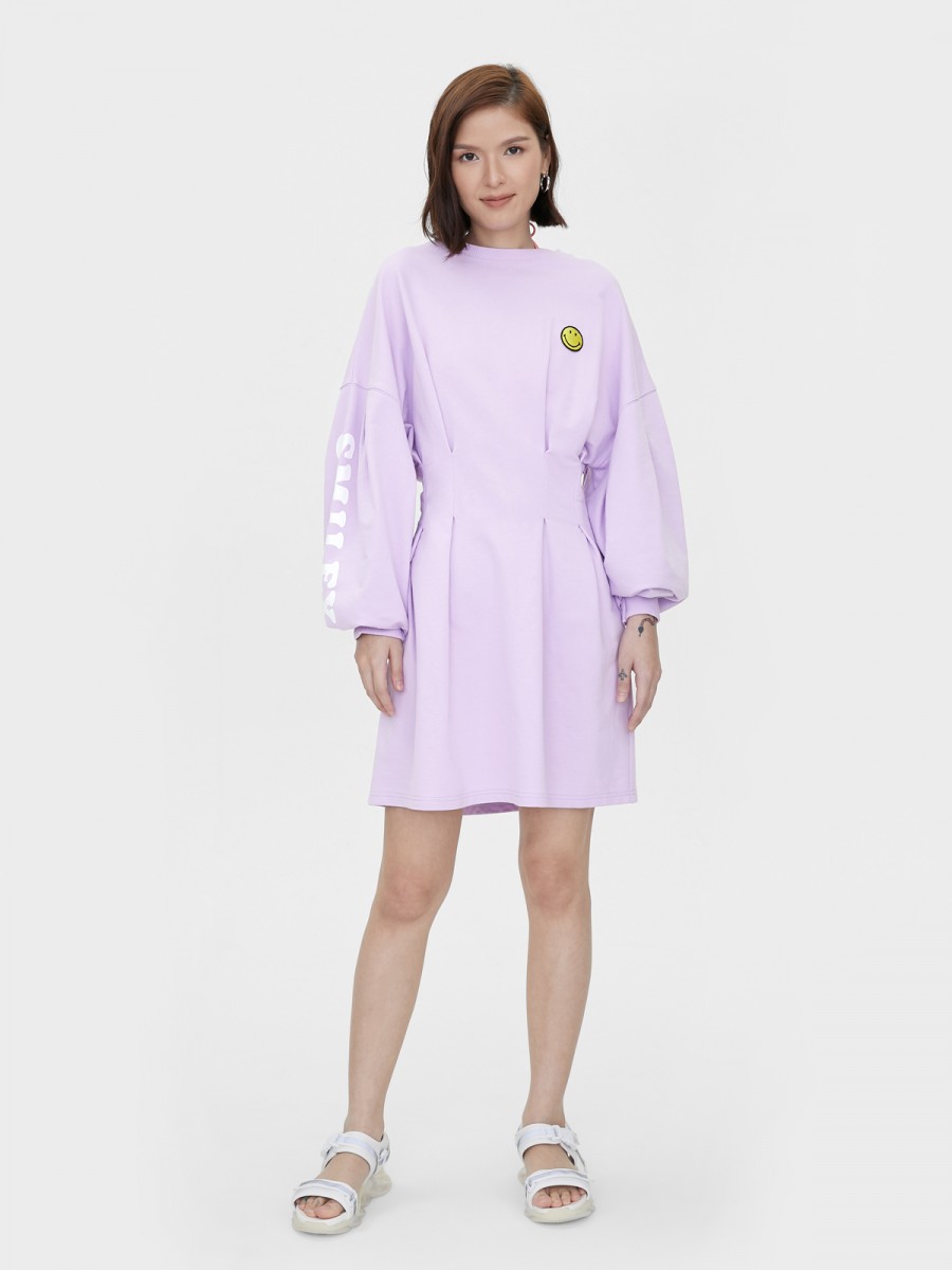 Pomelo x Smiley lilac dress
