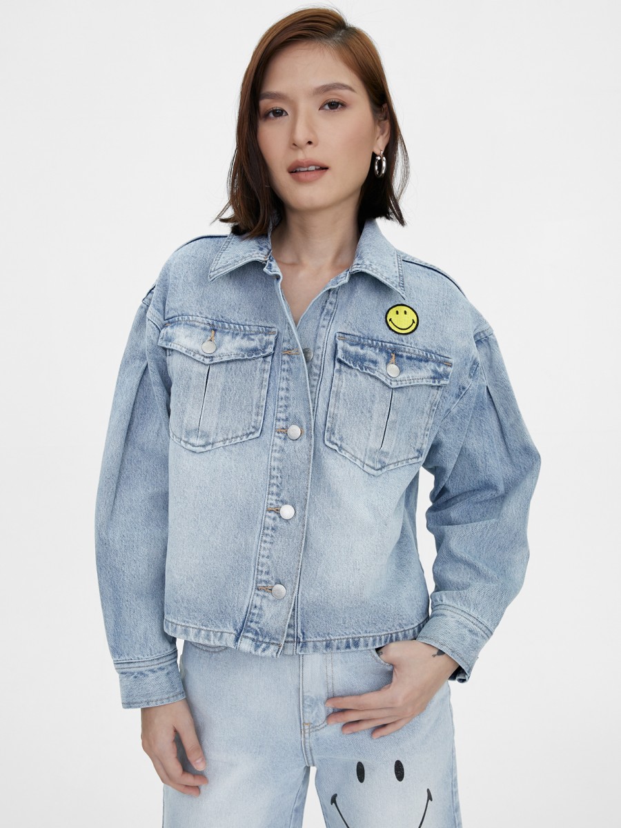 Pomelo x Smiley denim jacket