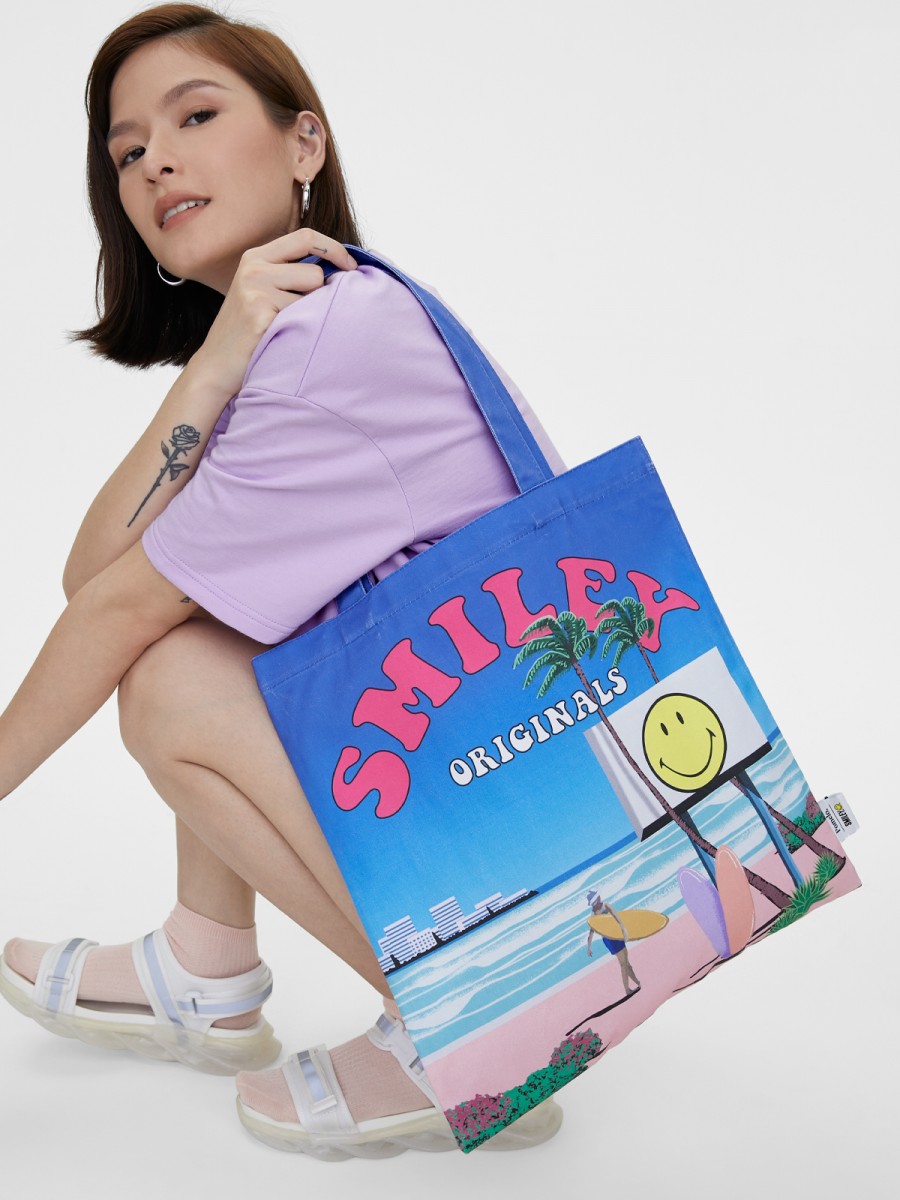 Pomelo x Smiley originals tote bag