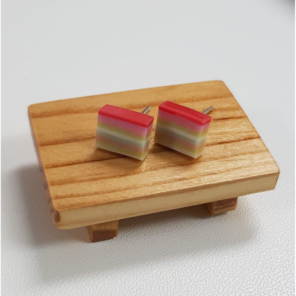 Singapore quirky food themed earrings