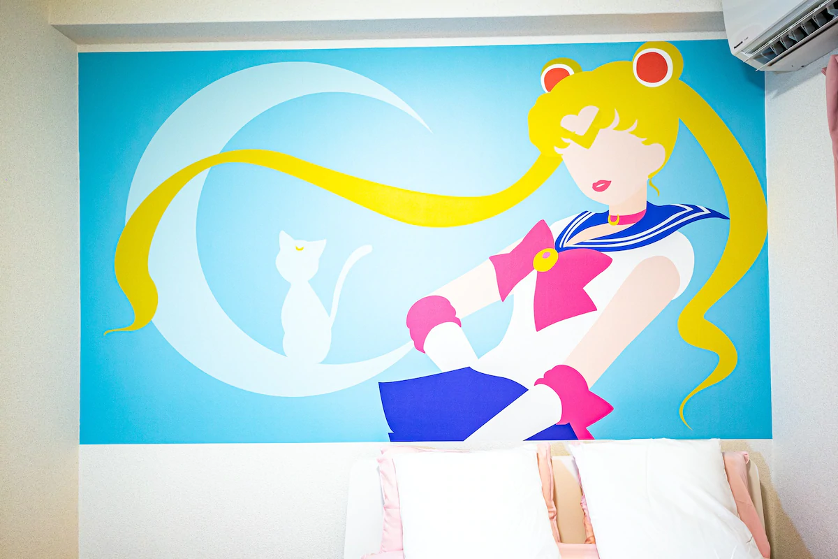 Sailor Moon hotel airbnb osaka Japan