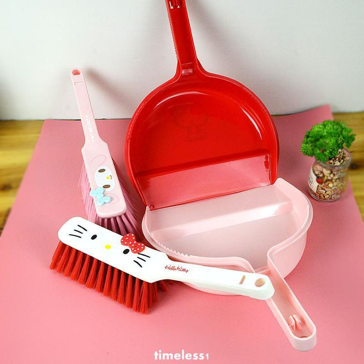 Hello Kitty cleaning brush with dustpan Singapore