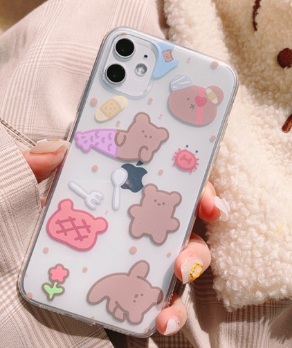 Cute bear phone case