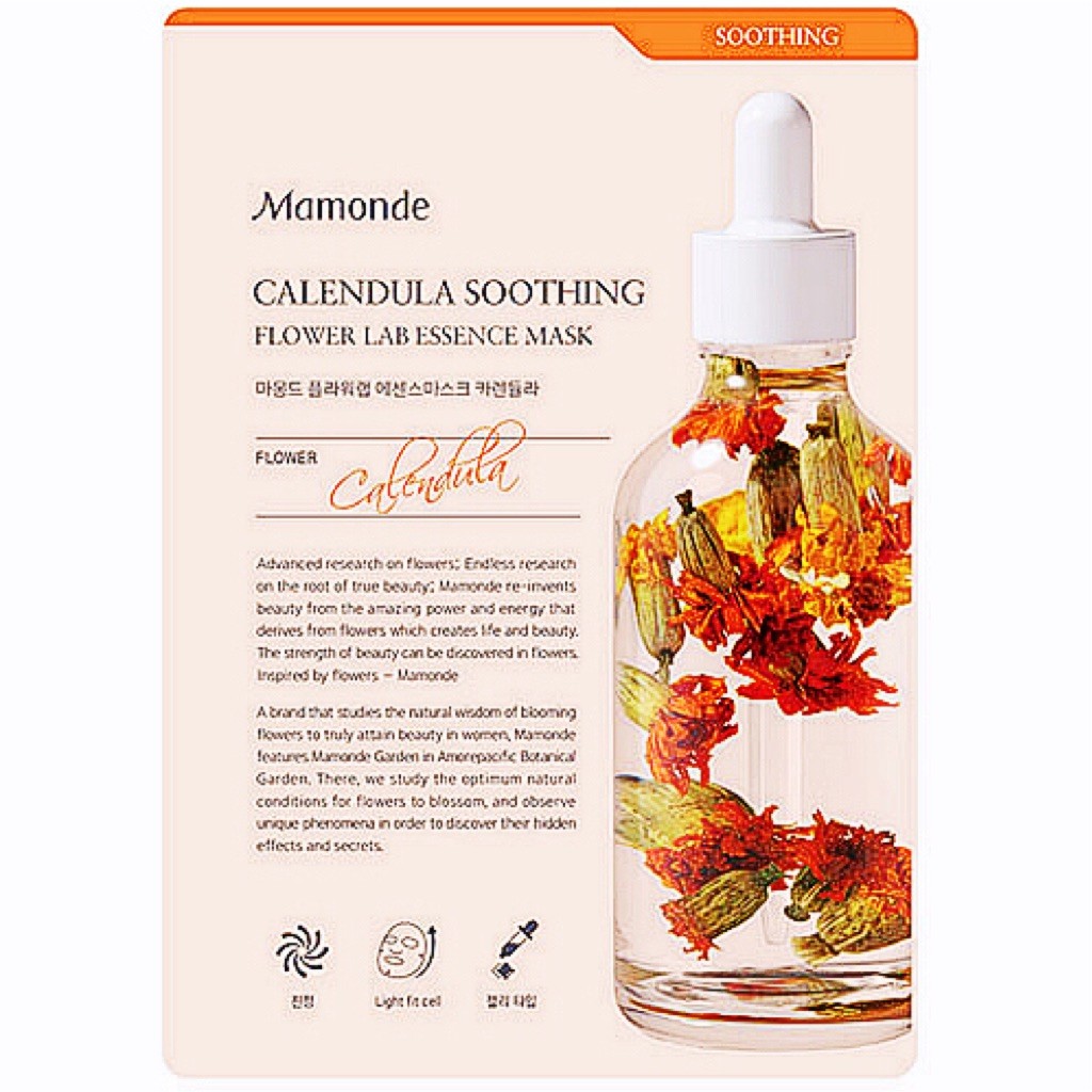 Mamonde calendula mask