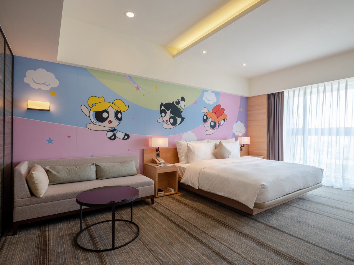 The Powerpuff Girls hotel room