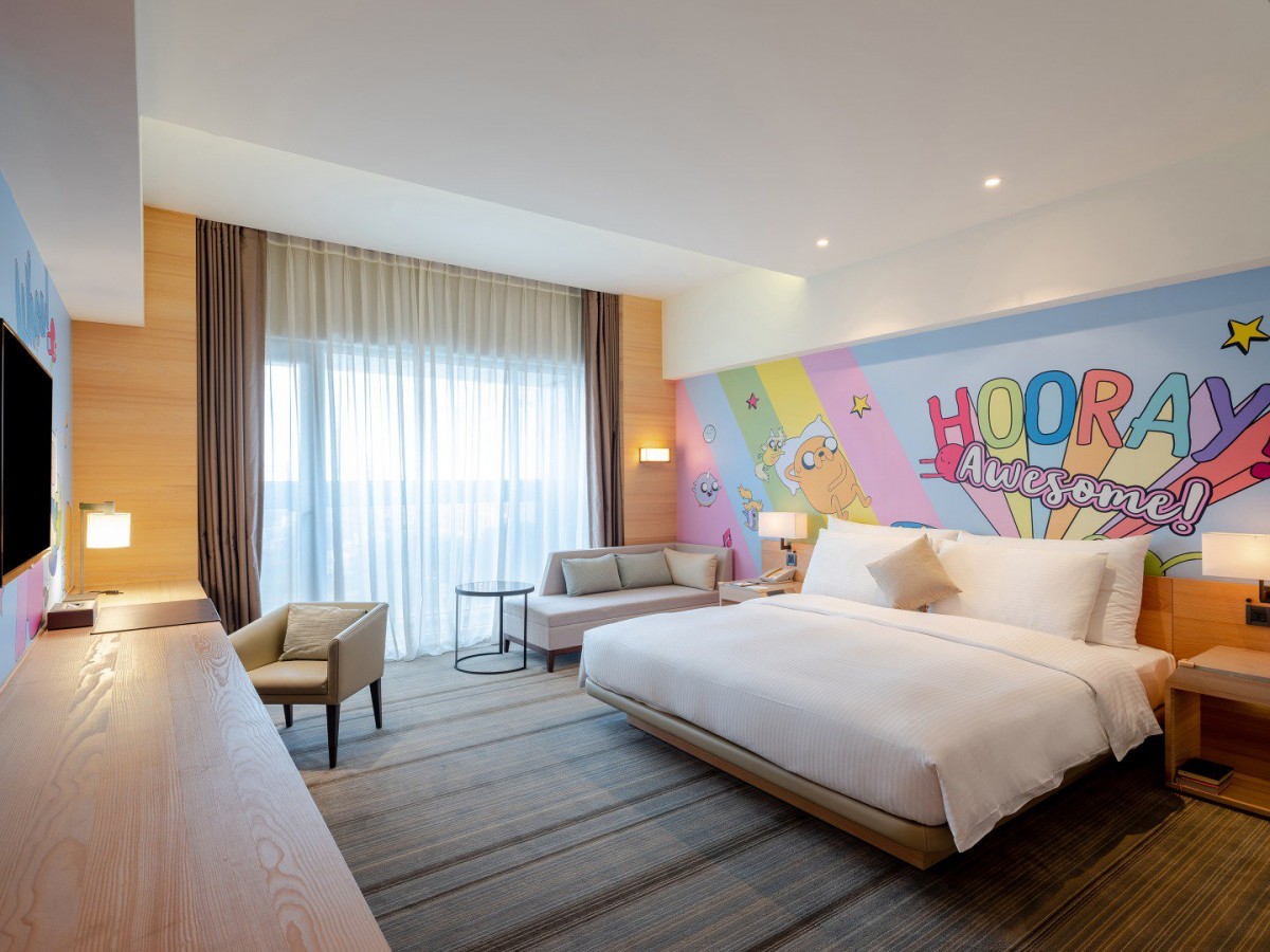 Adventure Time hotel room