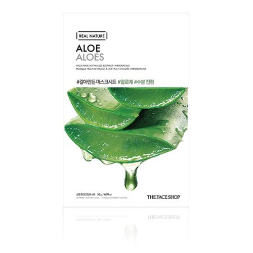 The Face Shop aloe mask