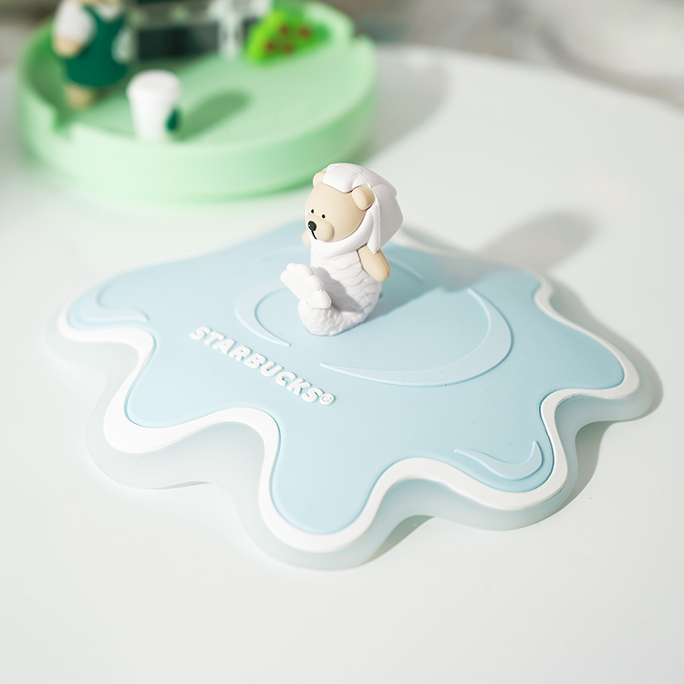 bearista Merlion cup lip blue