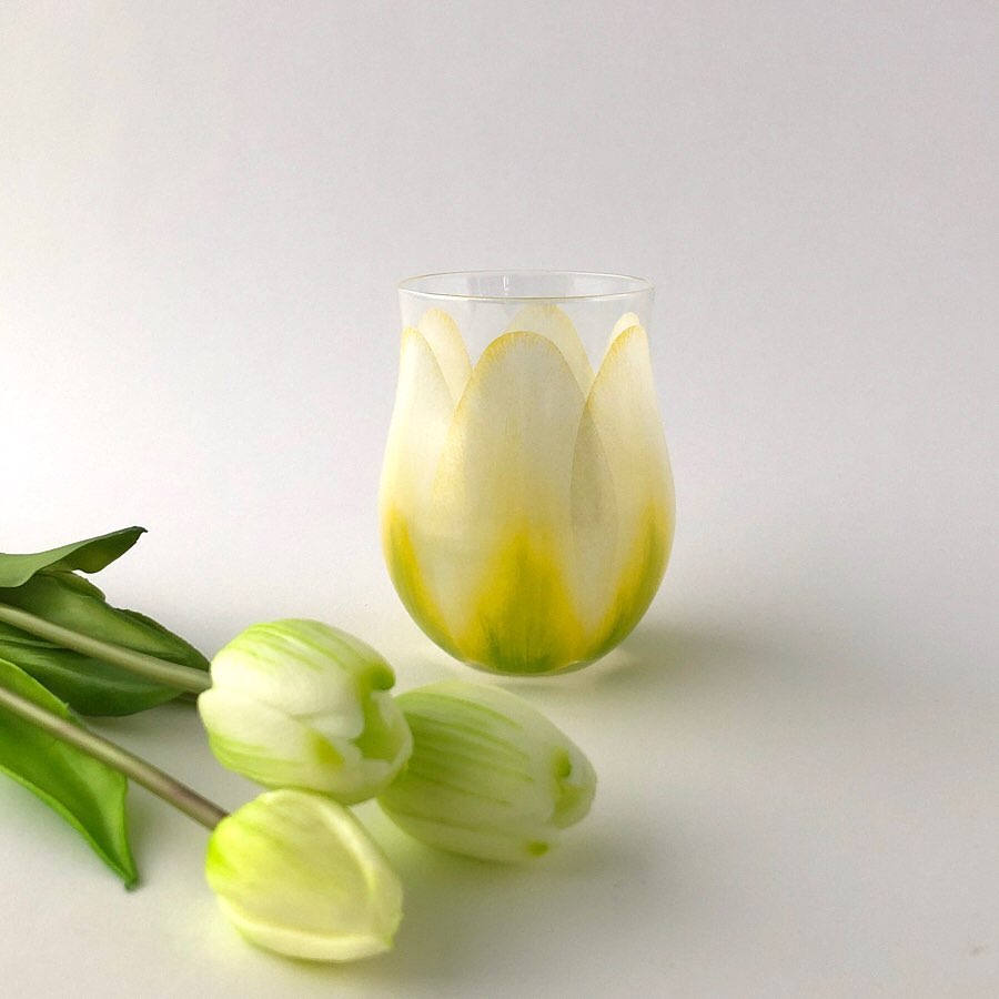 Floyd tulip drinking glass white