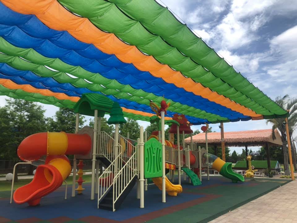 playground for kids at Three Little Pigs Sightseeing Farm