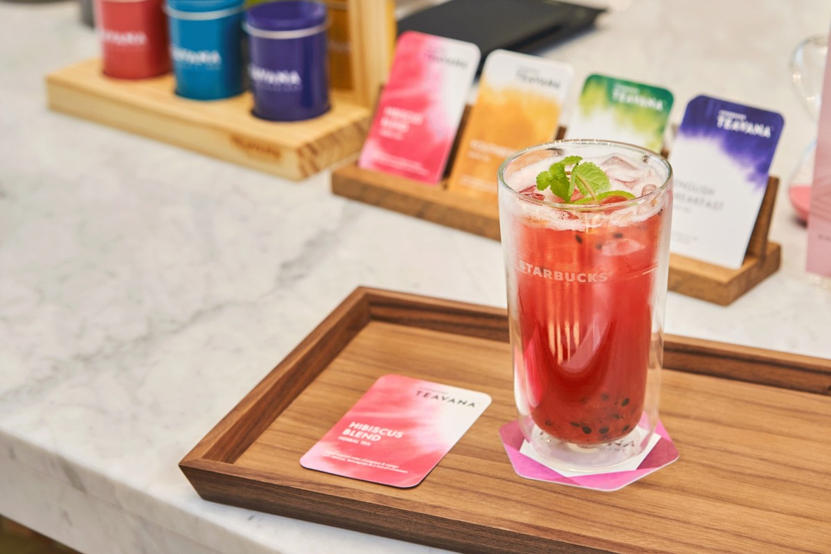 Starbucks Korea Teavana drinks