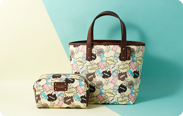 Samantha Thavasa doraemon print tote bag and pouch