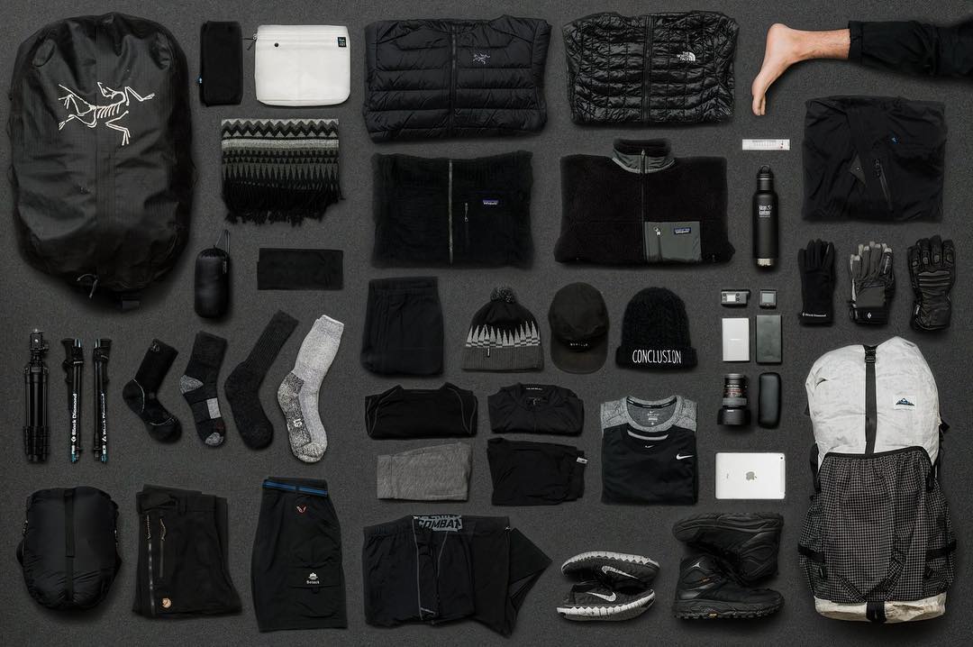 HAKDIM all-black clothes and accessories