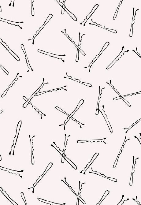Bobby pins wallpaper