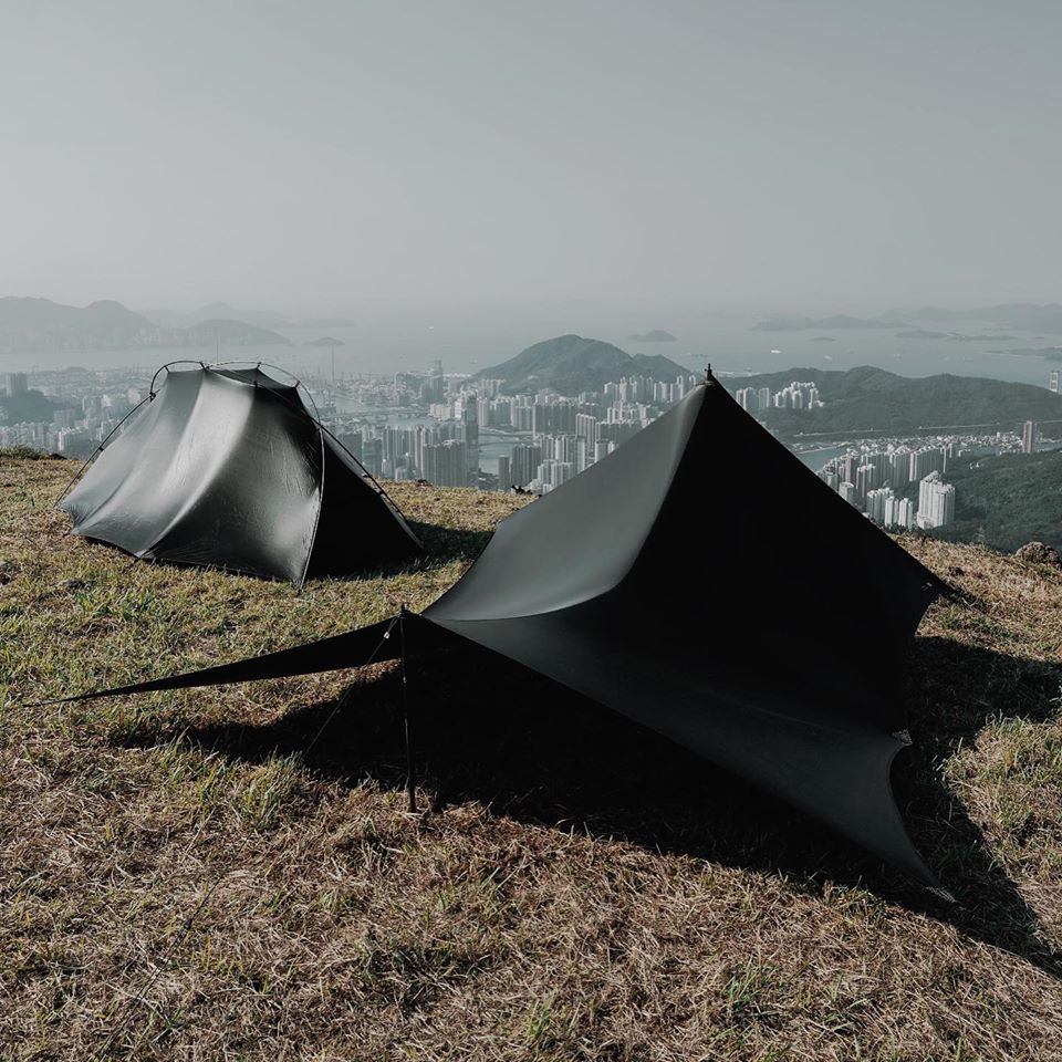 black tents by Pre Tents x HAKDIM