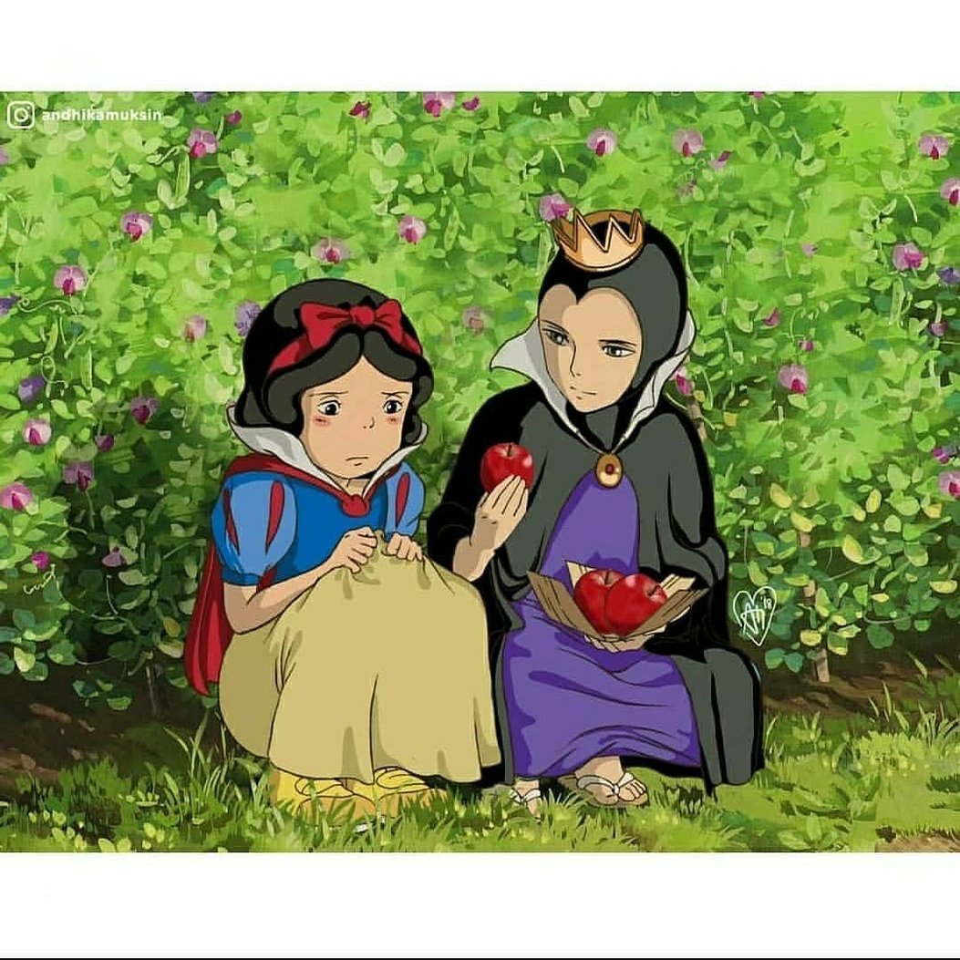 Disney & Studio Ghibli Combined In Adorable Illustrations