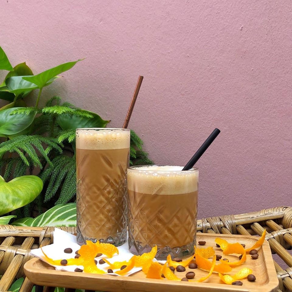 iced coffees at Bearded Bella