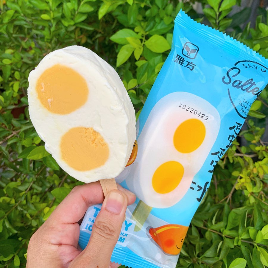 New Cute Salted Egg Yolk Ice Cream Bar From Taiwan In Singapore
