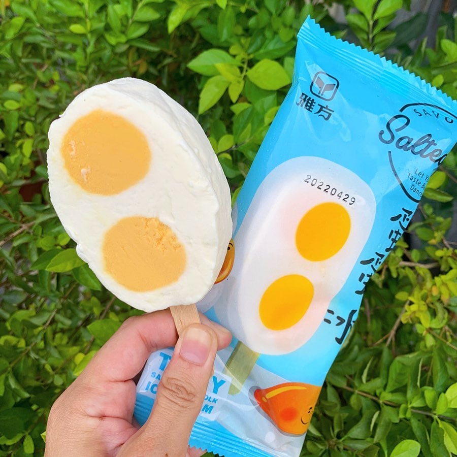 New Cute Salted Egg Yolk Ice Cream Bar From Taiwan In Singapore