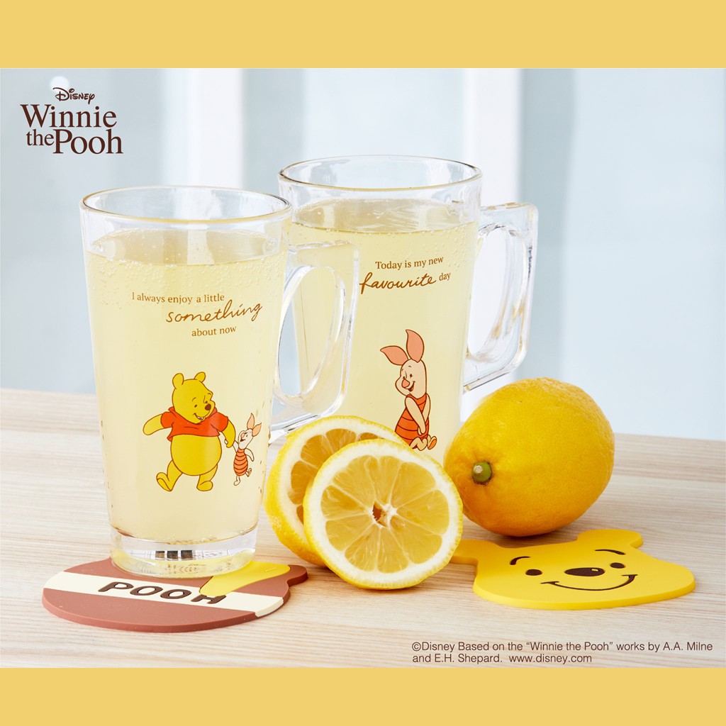 Daiso X Disney Winnie-The-Pooh glass mug