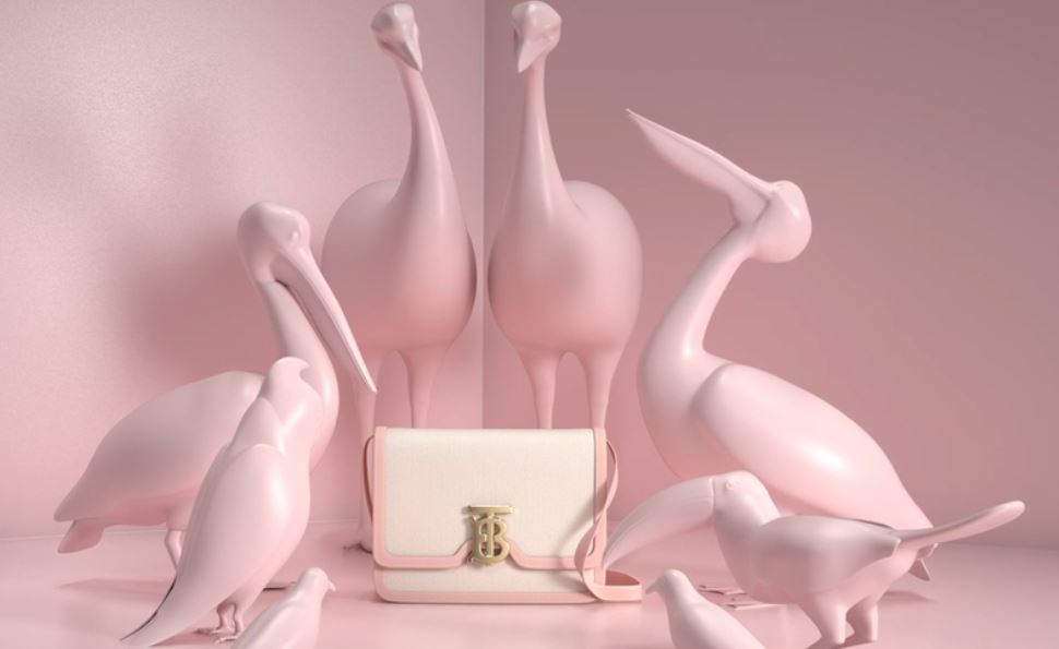 Burberry TB Bag Blush Pink Singapore