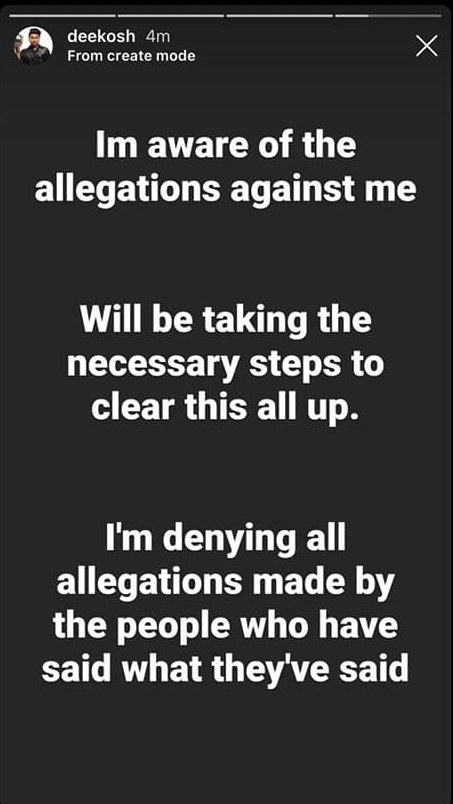 Dee Kosh sexual harassment