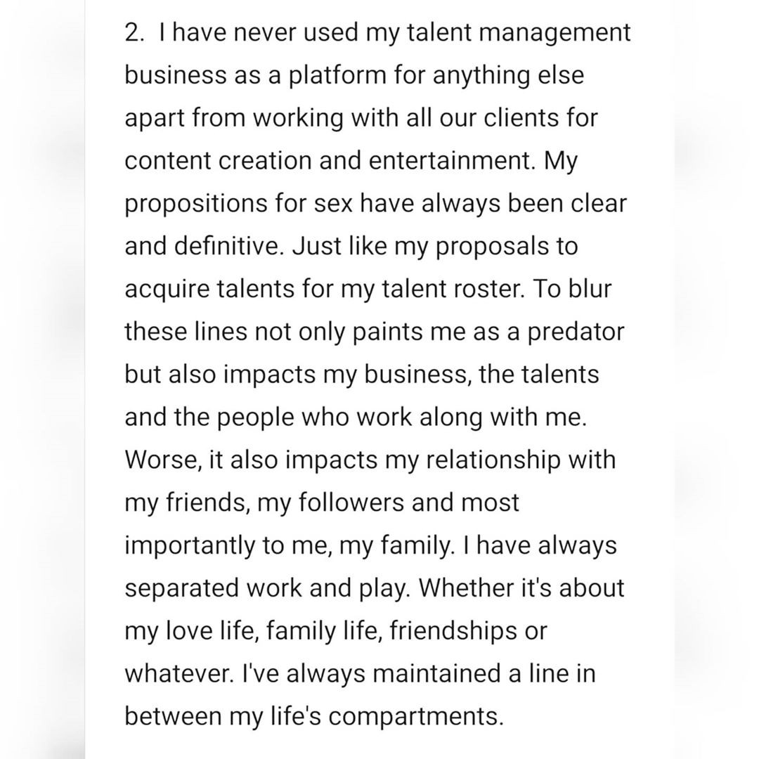 Dee Kosh sexual harassment apology