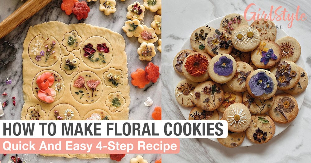 How To Make Edible Flower Cookies Easy 4Step Recipe