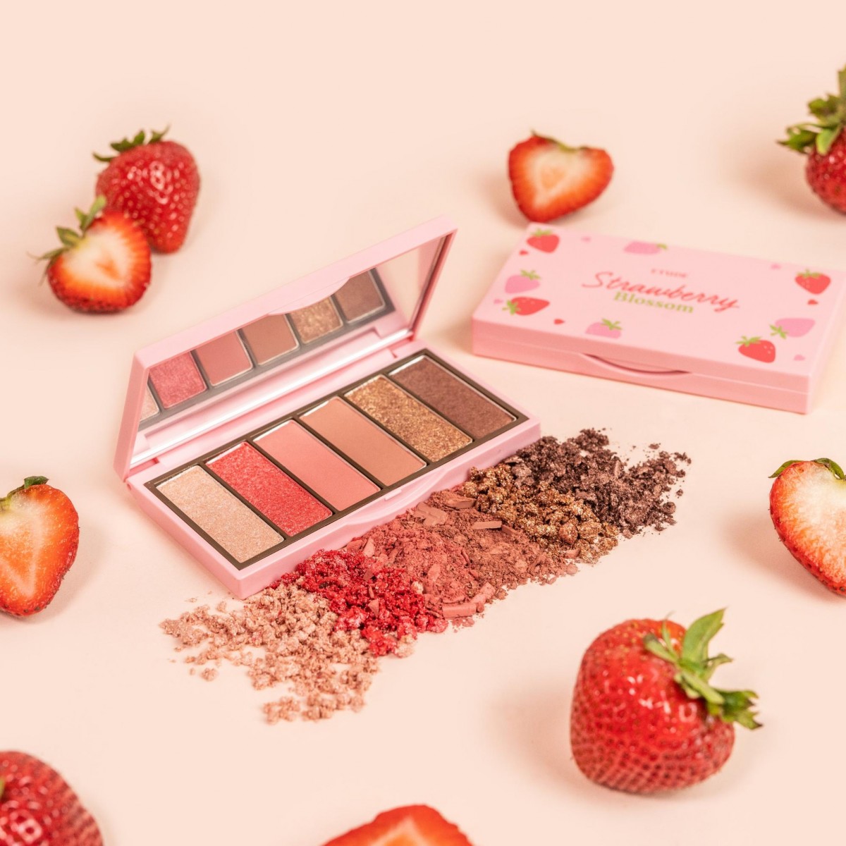 Etude House Play Colour Eyes Mini palette Strawberry Singapore