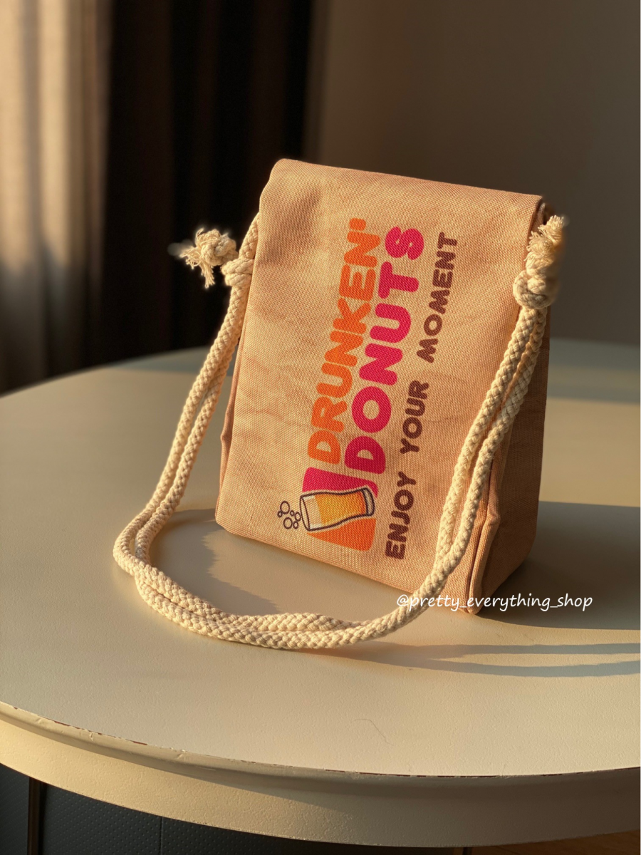 Dunkin' Donuts paper bag sling bag Singapore