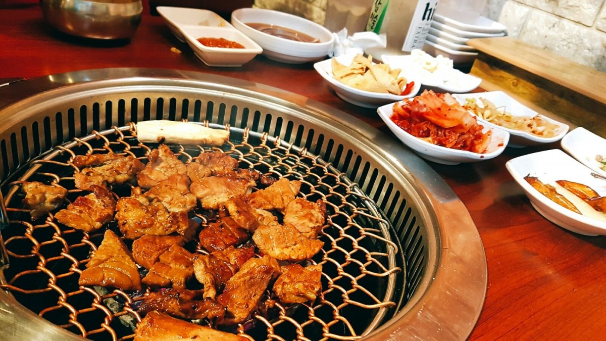 food at Guiga Korean BBQ Restaurant