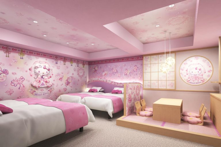 Asakusa Tobu Hotel Hello Kitty-themed room sakura maiden