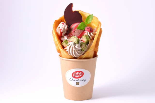 kitkat waffles at KitKat Chocolatory store at Miyashita Park Shibuya