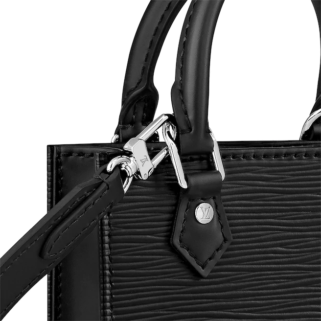 Louis Vuitton Noir Black Epi Petit Sac Plat Bag Singapore