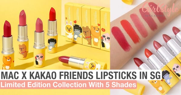 MAC x KAKAO FRIENDS Lipstick: New Limited Edition Collection Of 5 Shades In Singapore