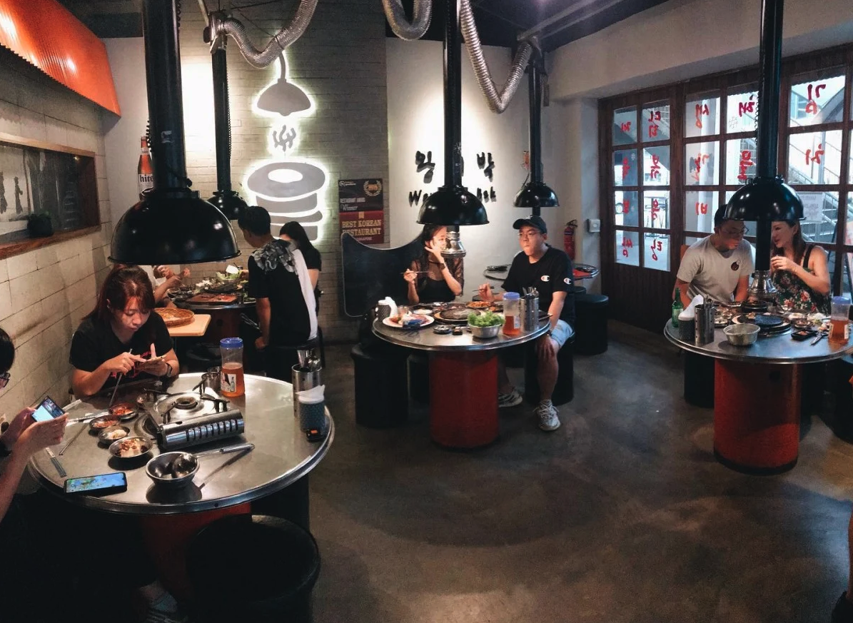 Wang Dae Bak restaurant interior