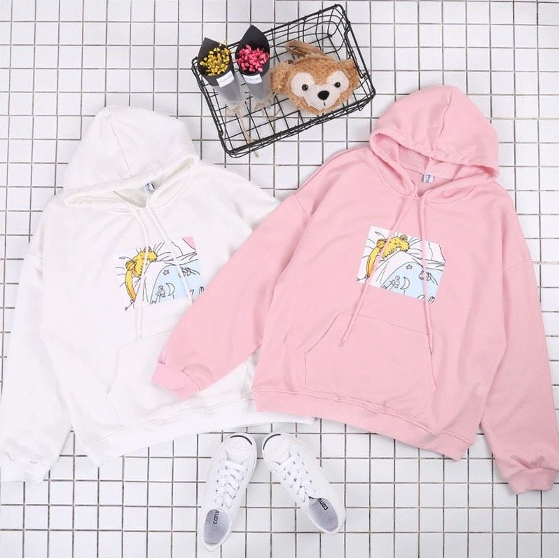 Sailor Moon sleeping hoodie jumper