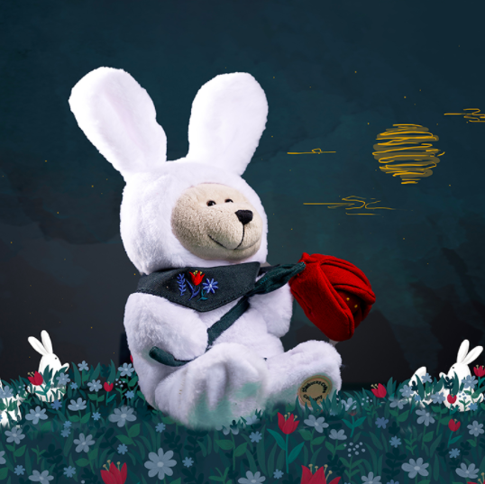 Starbucks Singapore bunnies & moonlight bunny bearista