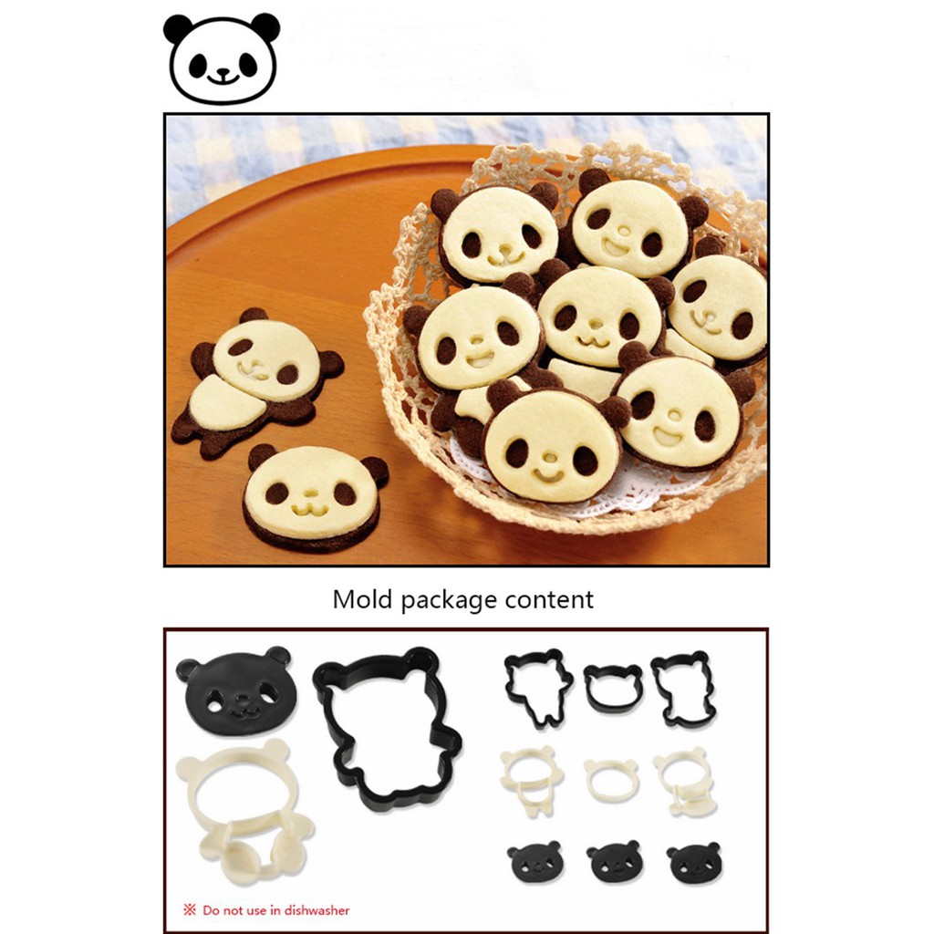 Panda Cookie Baking Mould