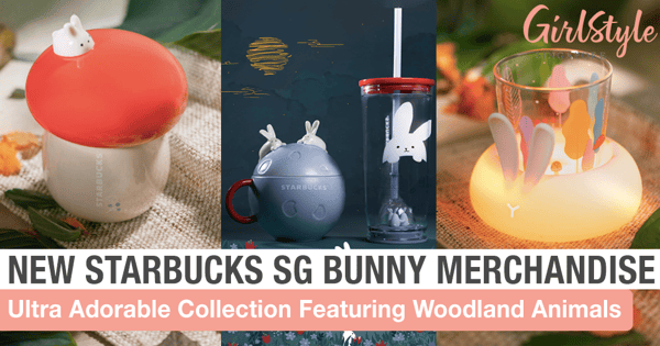 New Adorable Starbucks Singapore Bunnies & Moonlight Merchandise