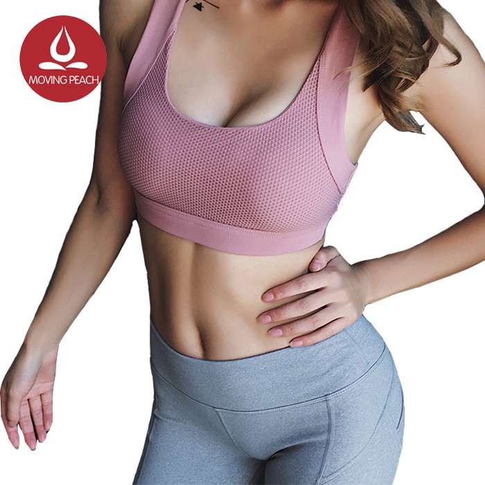 Push up sports bra in pink