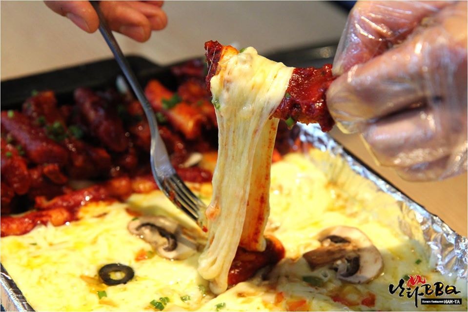 Nanta BBQ pork ribs and cheese