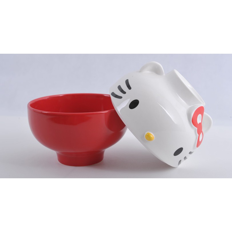 Hello Kitty miso soup bowls with lid