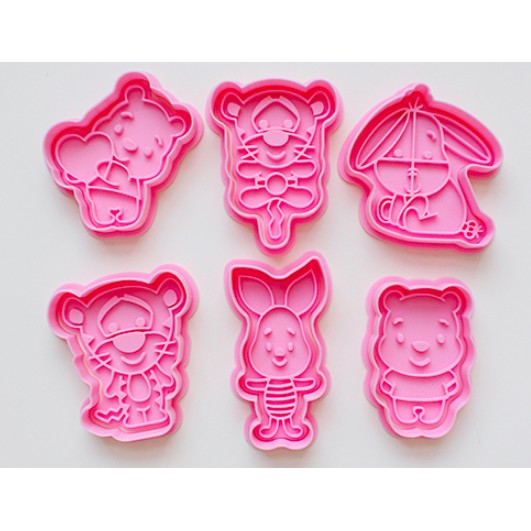 Winnie-the-Pooh & Friends Chibi Cookie Baking Mould