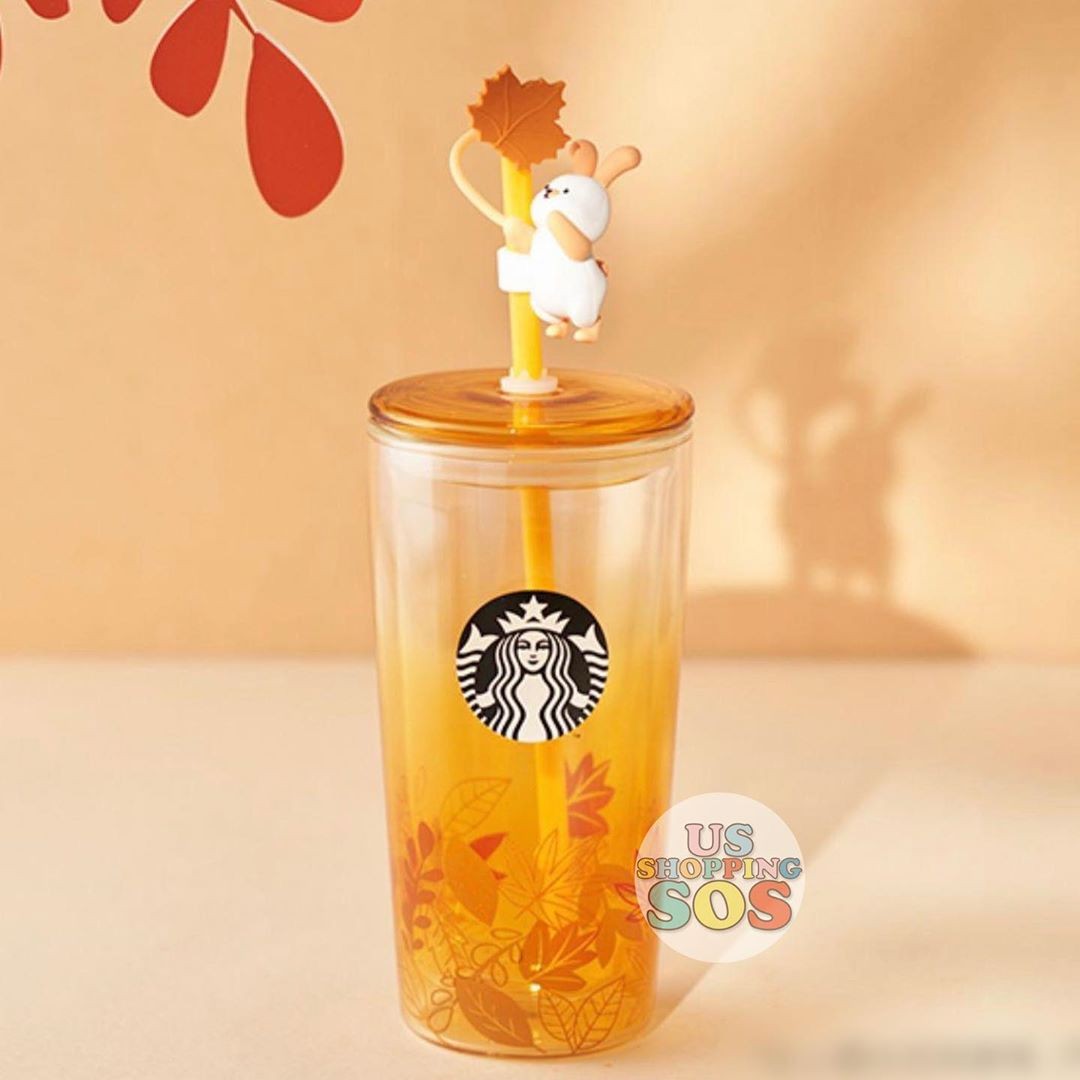 Bunny Double Wall Glass Jar Tumbler
