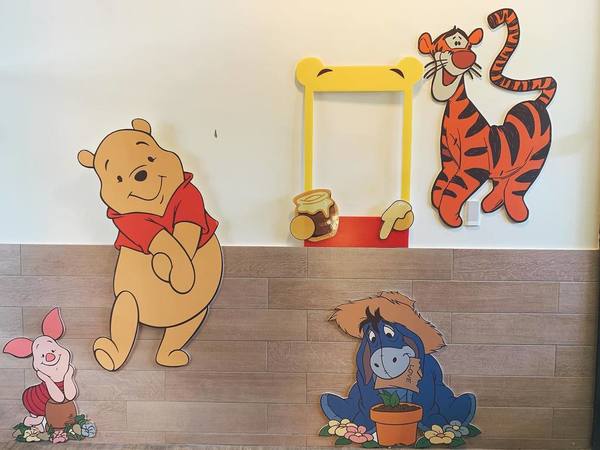 Winnie-The-Pooh, tigger and eyore wall decor