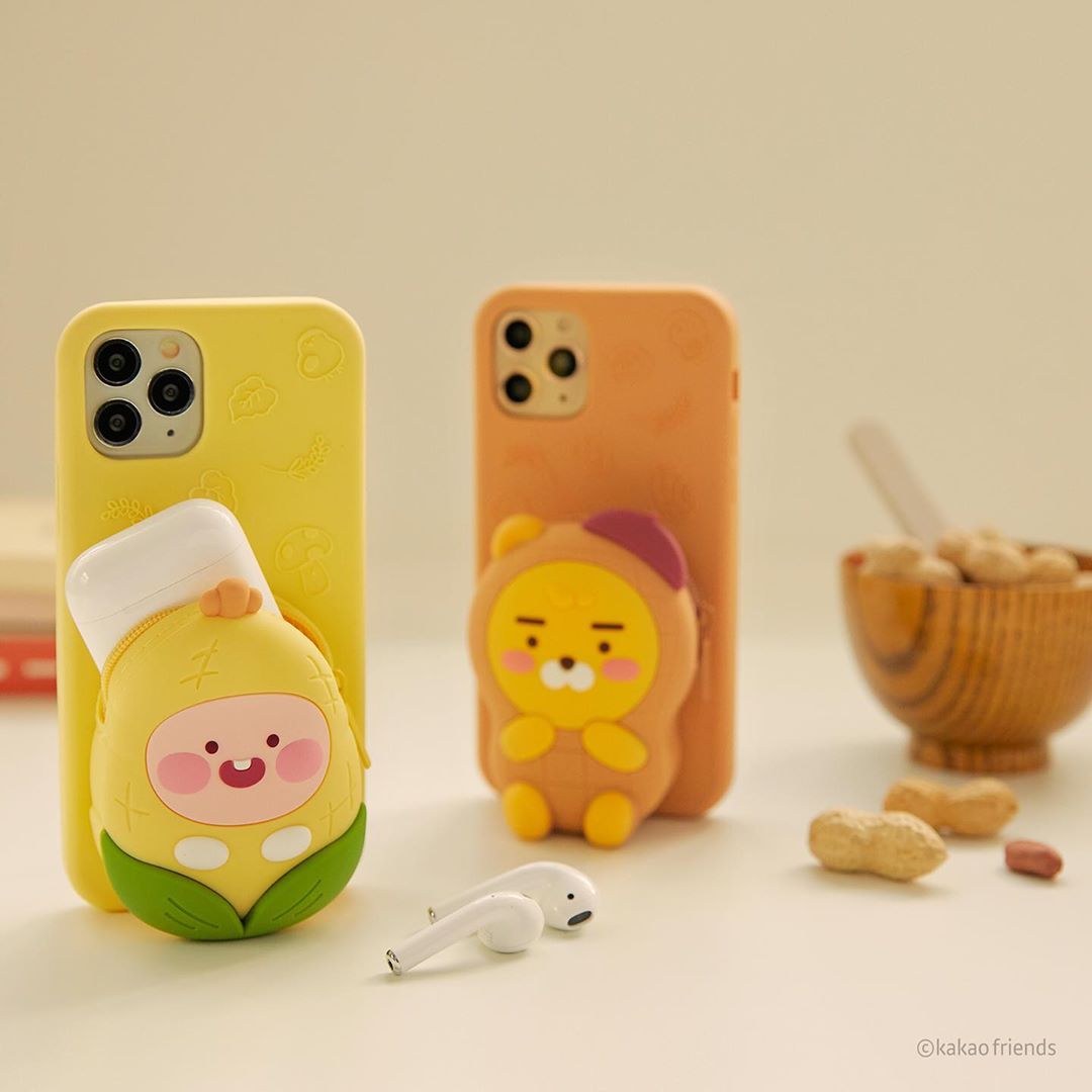 iPhone cases with mini pouch