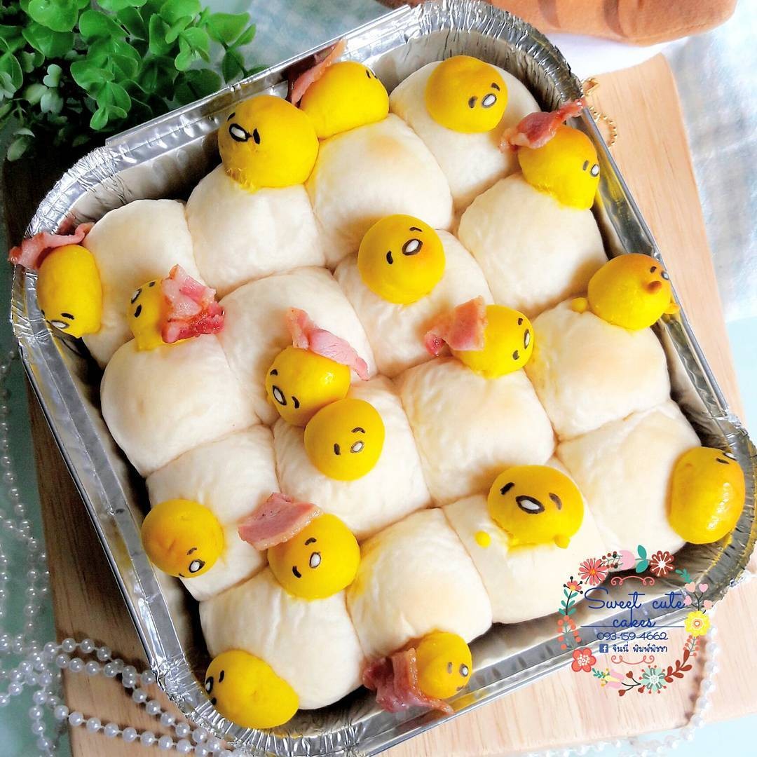 gudetama shikiri-pan Japanese bread