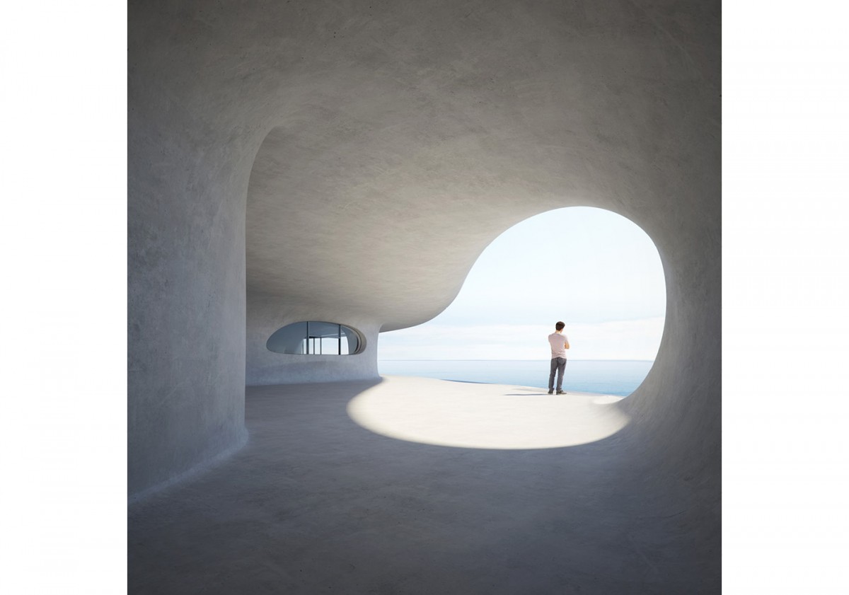 MAD Architects wormhole library sea view